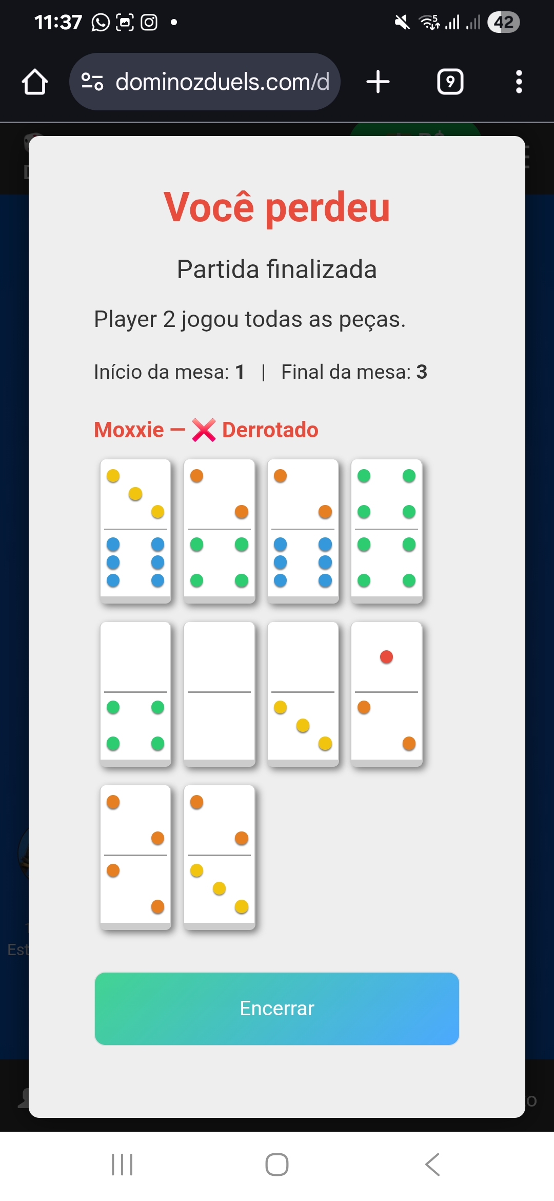 Dominóz Duels screenshot