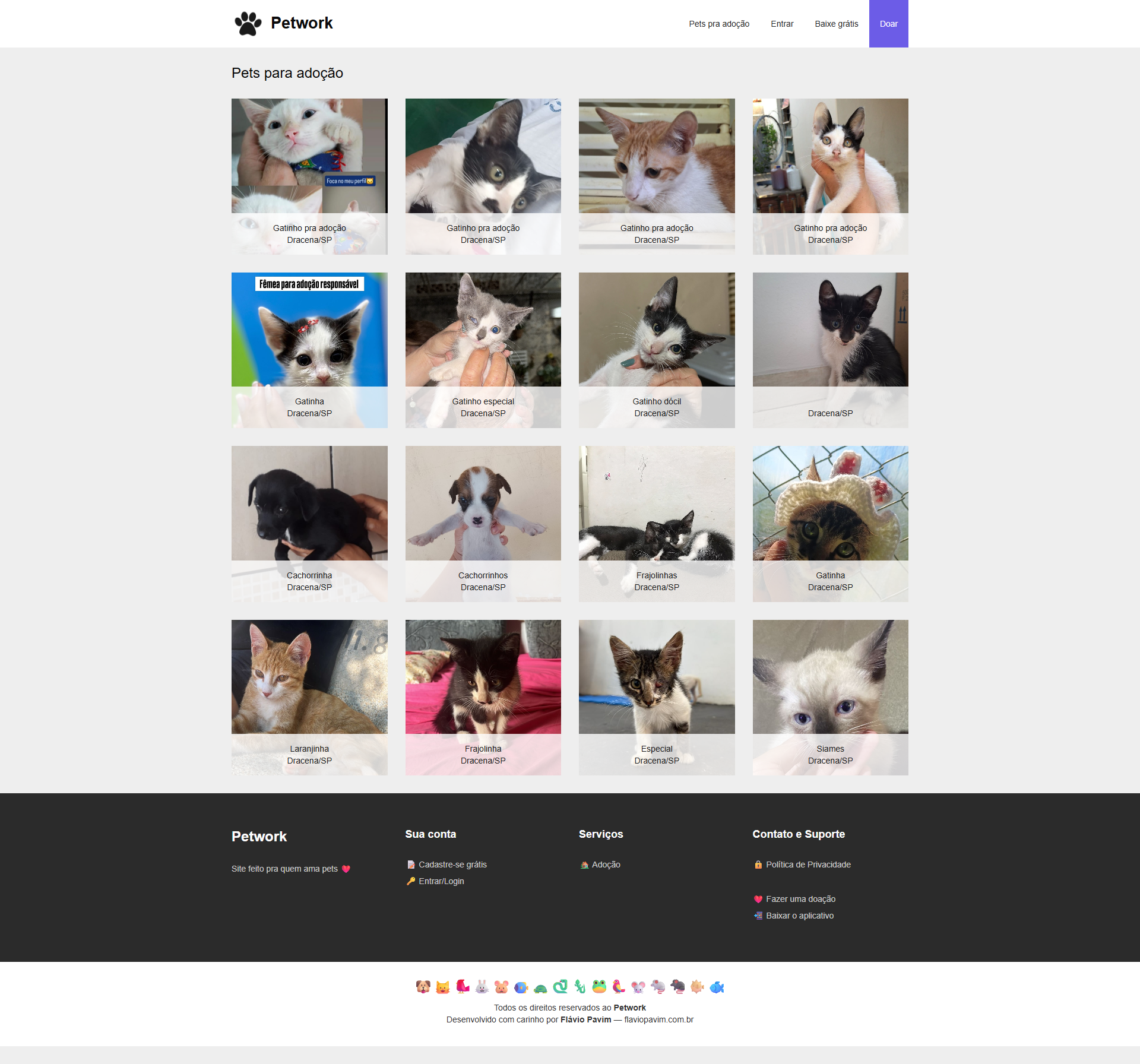 Petwork app screenshot