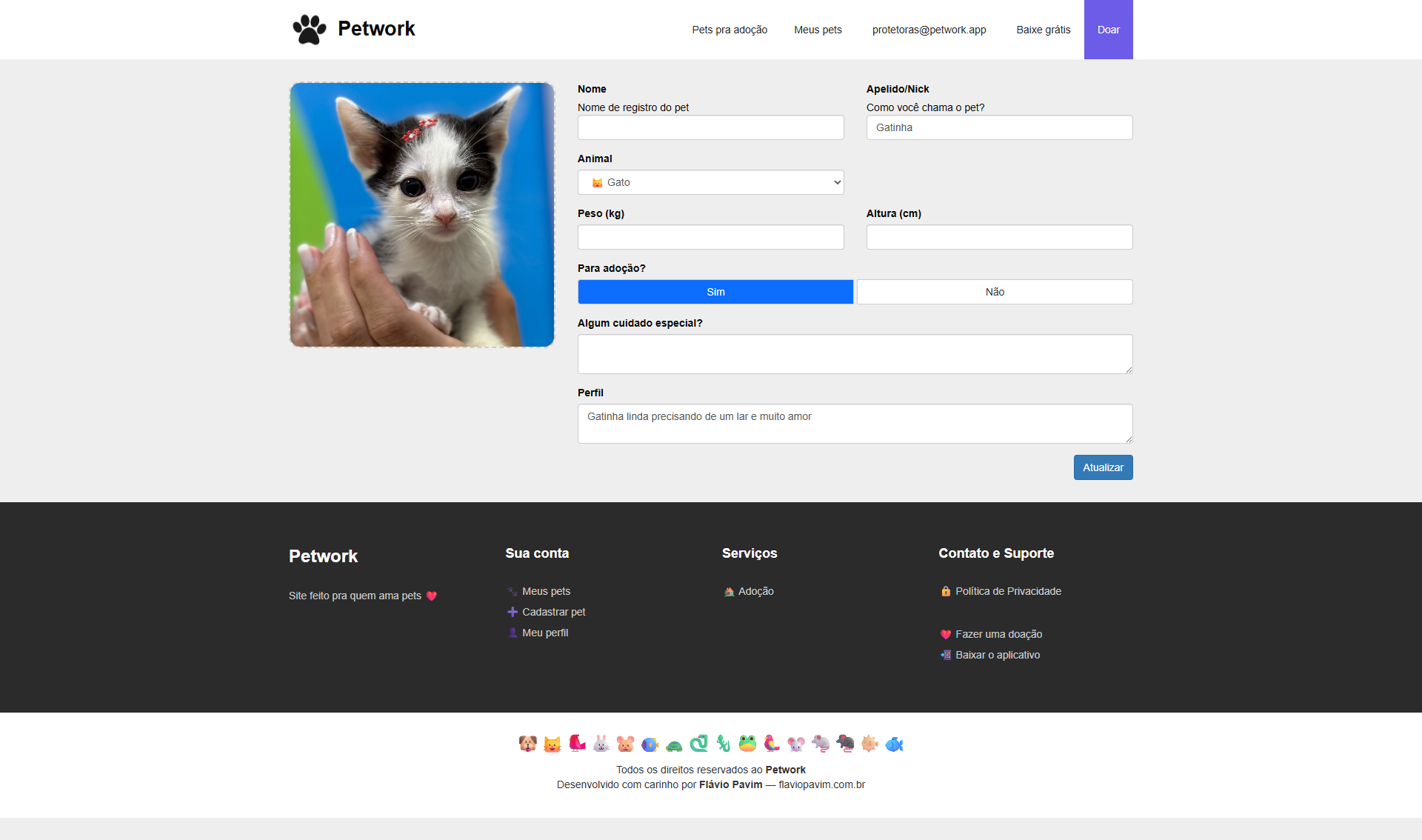 Petwork app screenshot