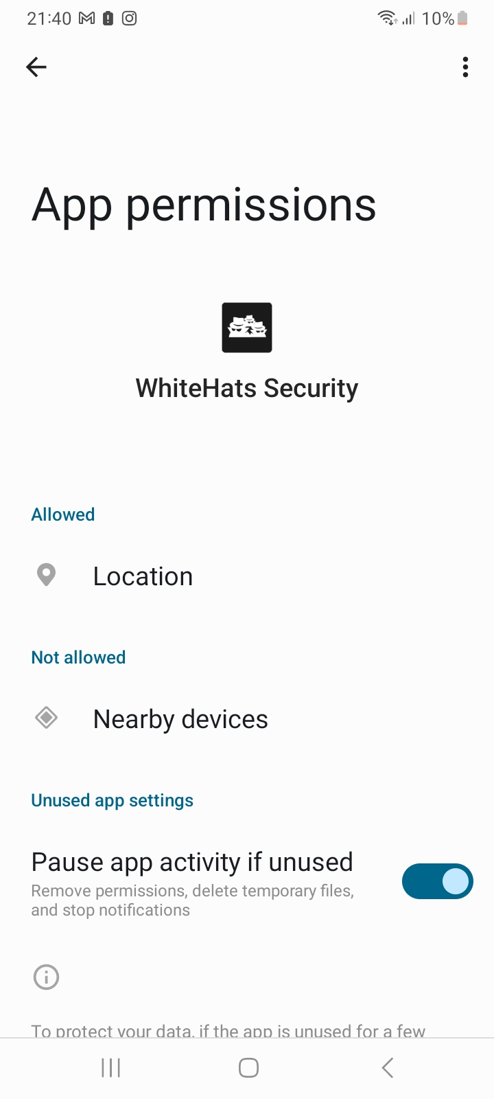 WhiteHats Security screenshot