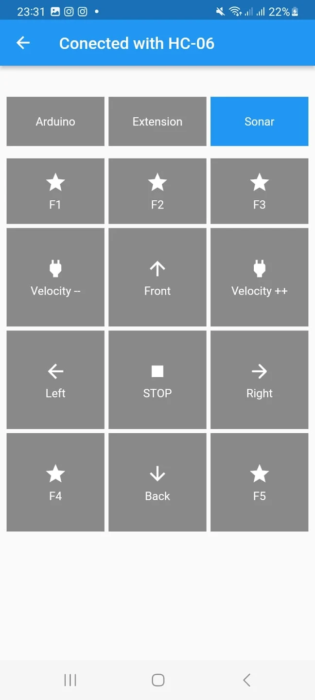 WhiteHats Bluetooth Control screenshot