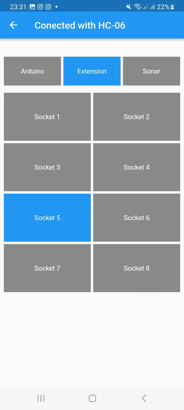 WhiteHats Bluetooth Control screenshot
